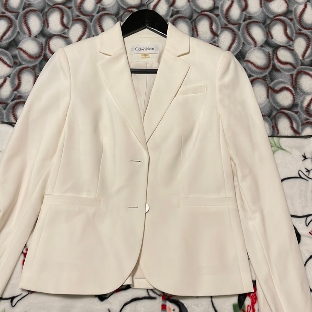 White blazer